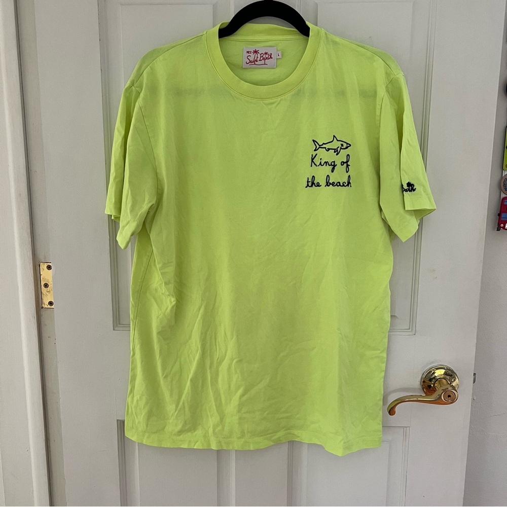 MC2 Saint Barth Neon Green Men’s TShirt Size L